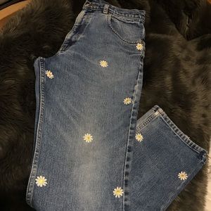 Vintage daisy jeans